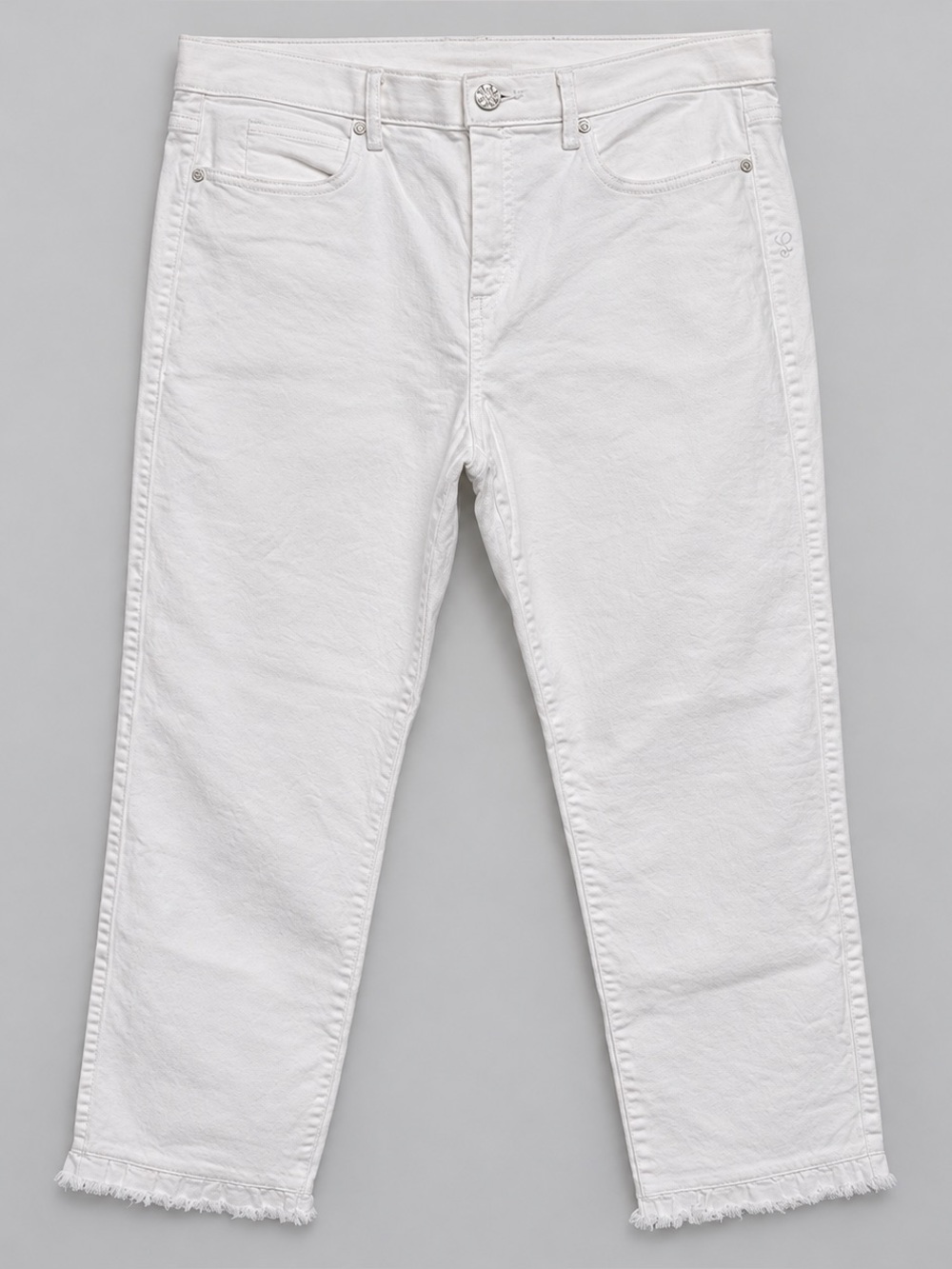 Lilly Pulitzer White Straight-Leg Jeans